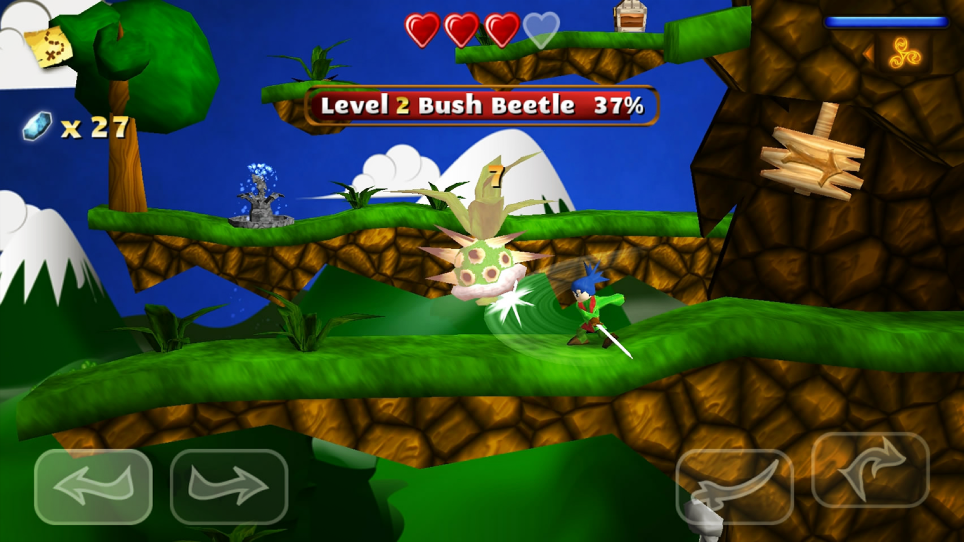 Swordigo — Android 2D платформер